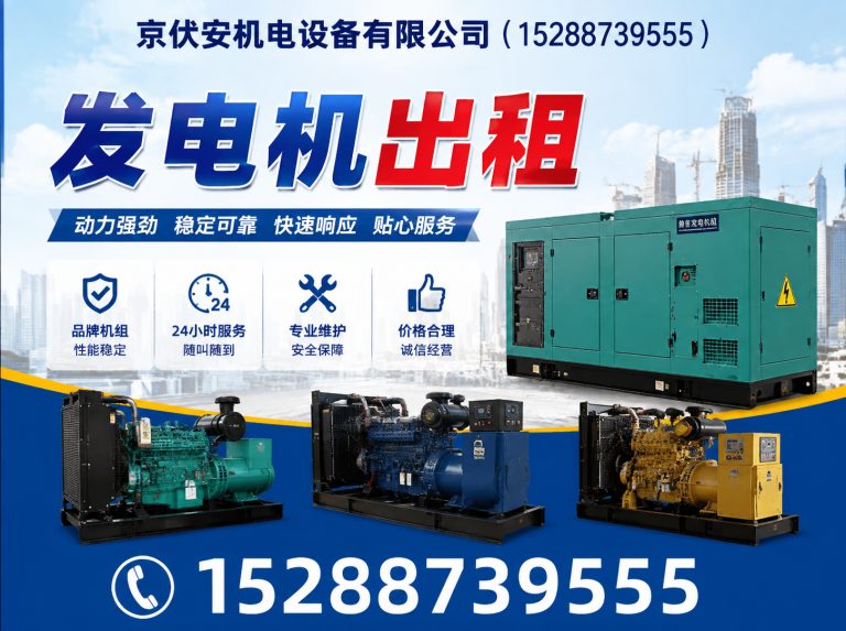 辽阳静音发电车租赁展示图